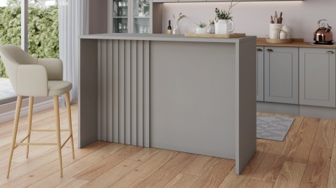 Bancada Gourmet americana Cinza