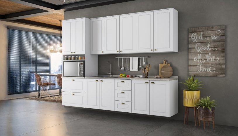  Cozinha Americana Branco HP 24.5