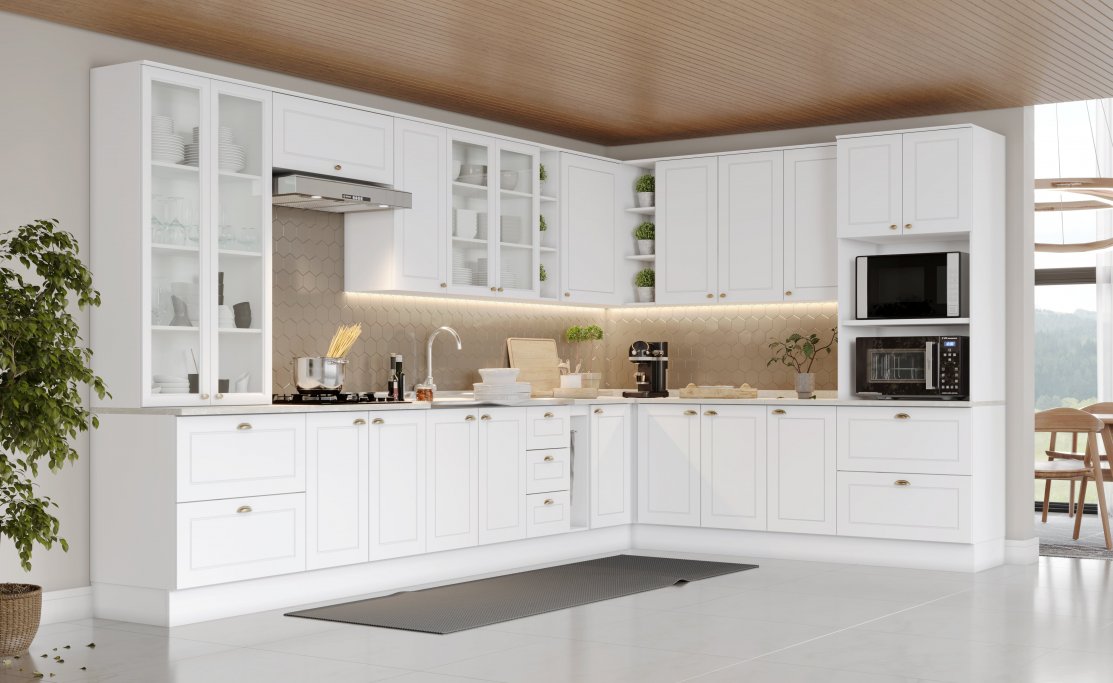 Cozinha Americana Branco HP 24.1