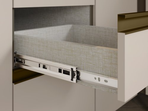 Gavetas   com   corrediças   telescópicas