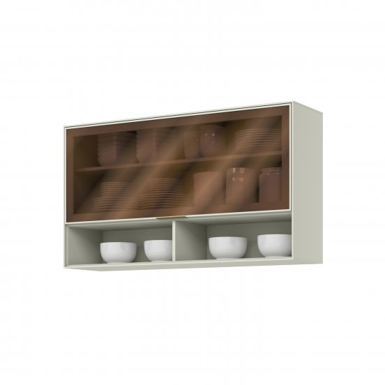 Aéreo 01 Porta Basc. de Vidro 1200 mm Fineze