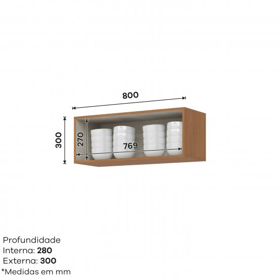 Aéreo 01 Porta Basculante 800 mm Venaly