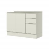 Armário Pia 03 Portas 02 Gavetas 1200 mm Fineze