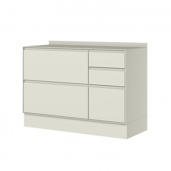 Armário Pia 01 Porta 04 Gavetas 1200 mm Fineze