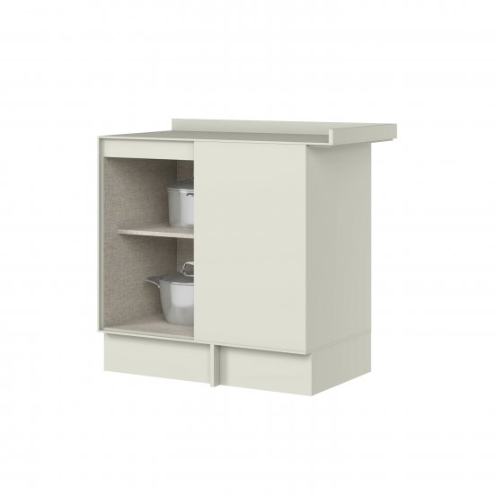 Armário Canto Reto 01 Porta Fineze