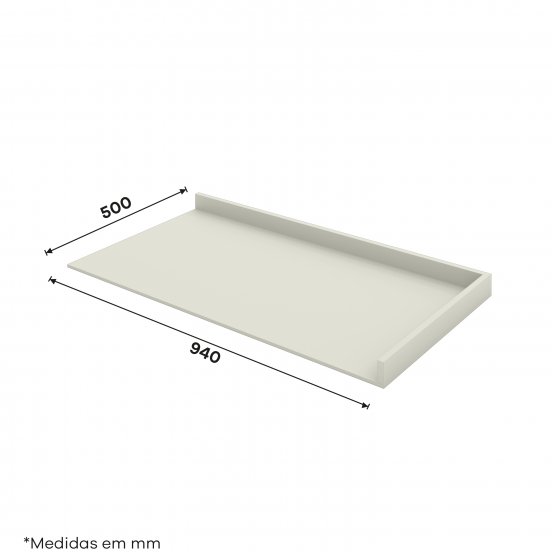 Tampo para Balcão Canto Reto Fineze 