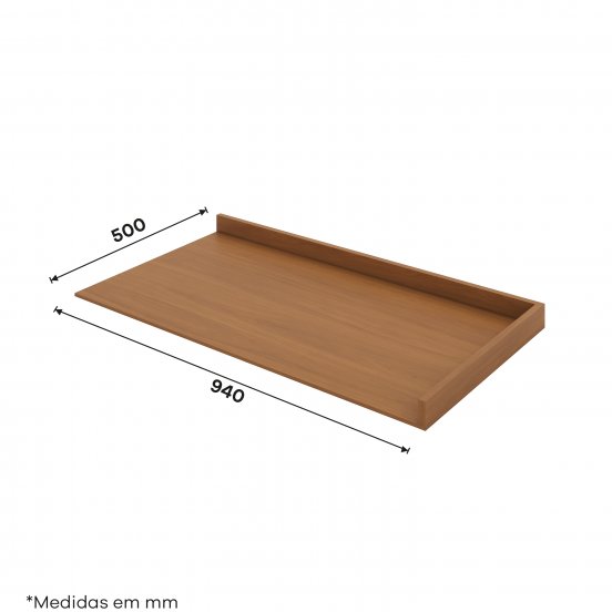 Tampo para Balcão Canto Reto Fineze 