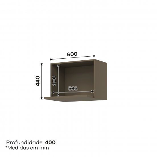 Aéreo Micro-ondas 600 mm Connect
