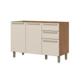 Armário Pia 03 Portas 02 Gavetas 1.200 mm Requinte