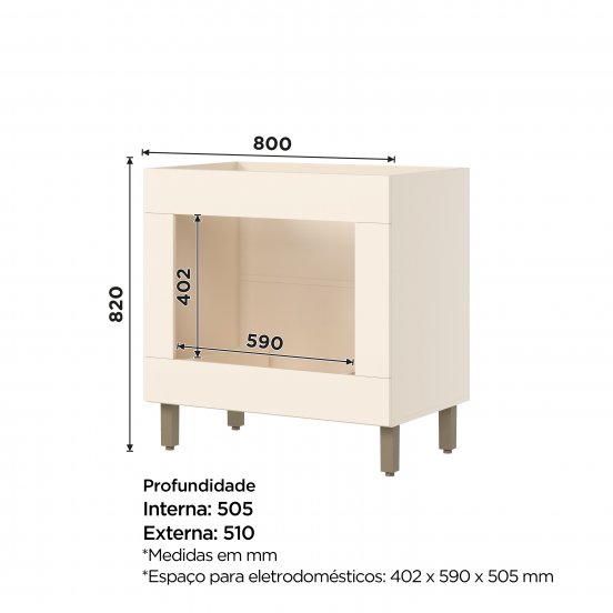Mostrador Horno de Embutir Connect  