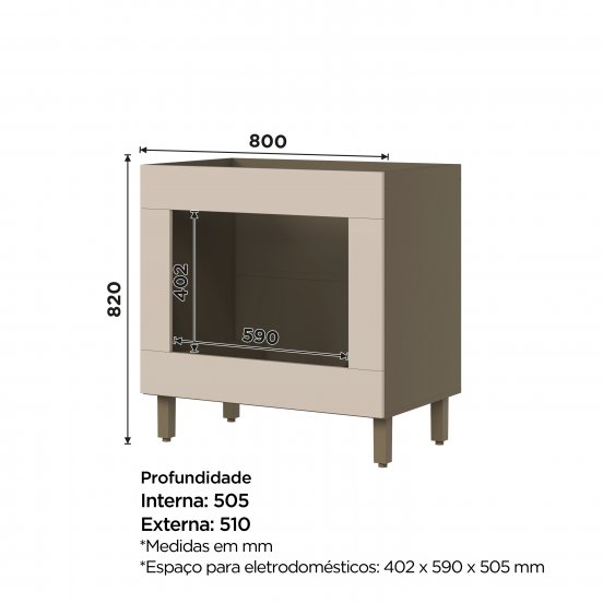 Mostrador Horno de Embutir Connect  