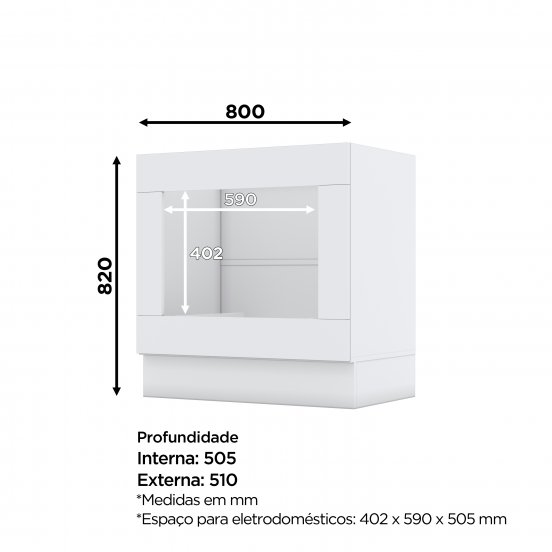 Balcão Forno de Embutir Americana