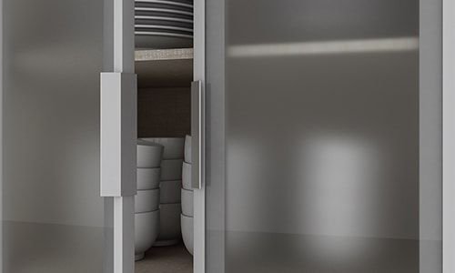 Cristalera con Puertas de Vidrio mini-boreal