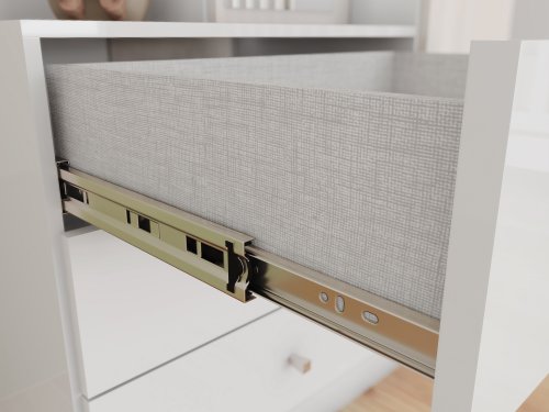 Roupeiro com corrediças telescópicas