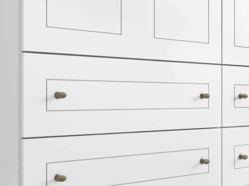 Fronts in MDF with low relief machining