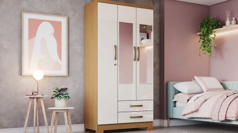 Açai Cinamomo OffWhite Espelho