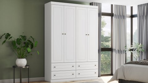 Americano 04 Portas Branco HP