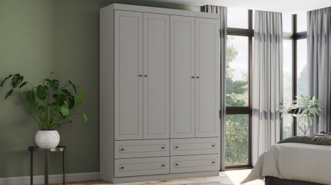 Americano 04 Portas Cinza