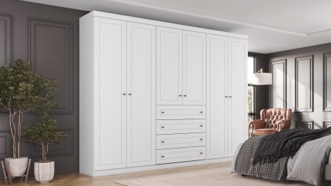 Americano 06 Portas Branco HP