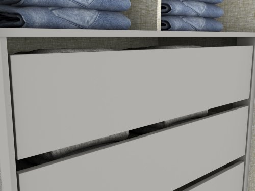 Gavetas com usinagem p/ pega