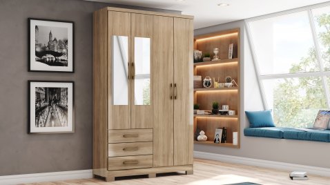 Caju 04 Rustico Espelho