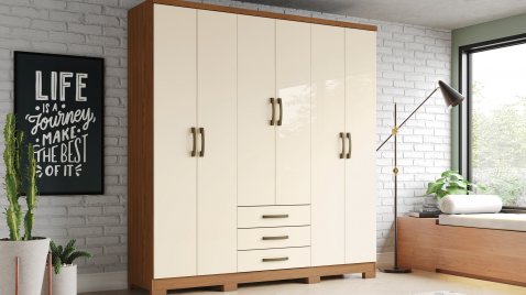 Caju 06 Portas Nature / Off White