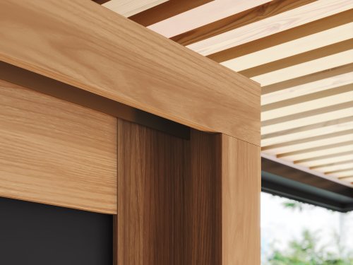 Moldura superior e lateral