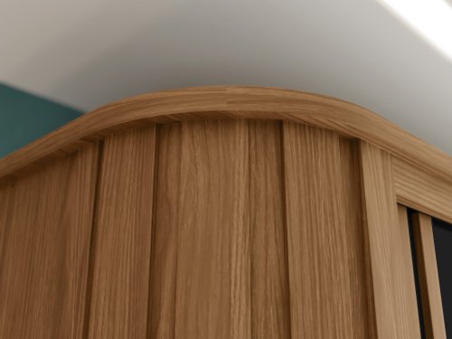 Chapéu curvo de 25mm