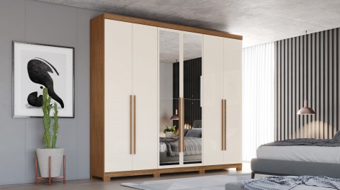 Pétrus Nature/Off White Espelho