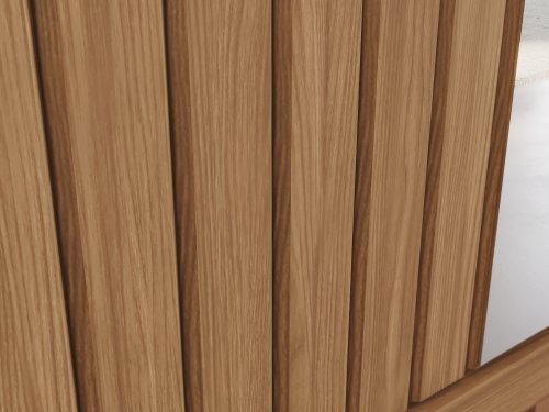 Porta com ripados soft
