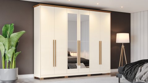 Verona OffWhite/Nature Espelho