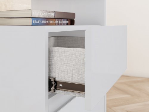 Gavetas com corrediças metálicas