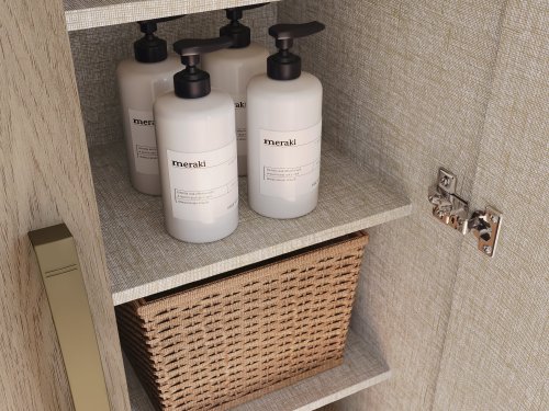 Amplo espaço para organização