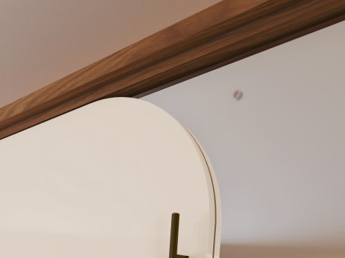 Portas com detalhes usinados