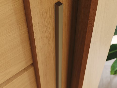 Puxadores em em alumínio