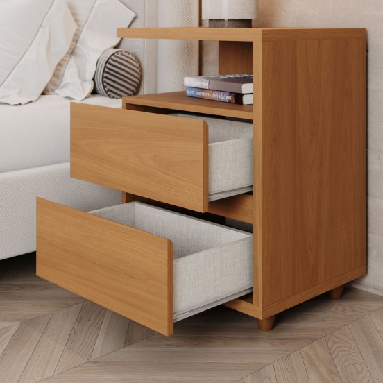 Bedside Table Campeche 02 Drawers