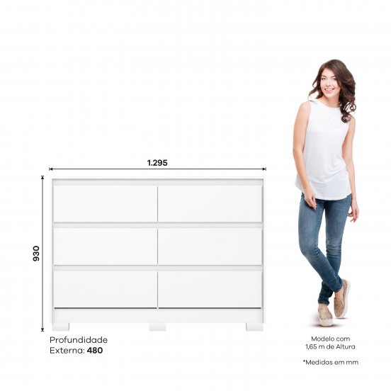 Cômoda Ravenna 06 Gavetas