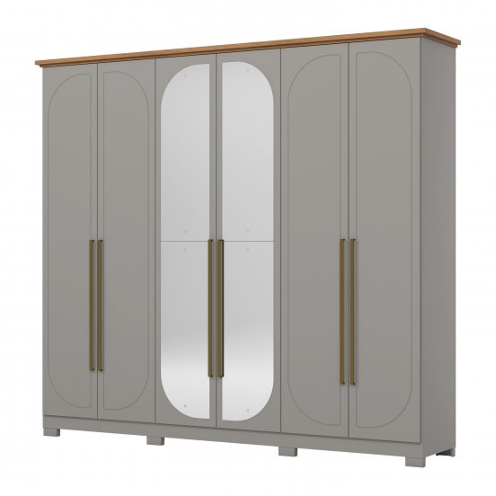 Guarda-roupa Americano Prime 06 Portas