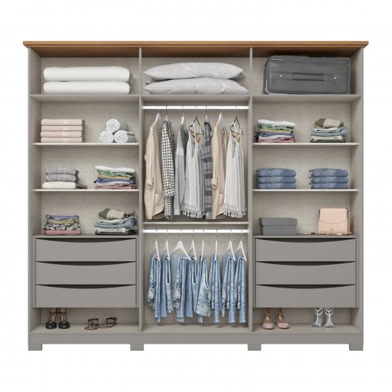 Guarda-roupa Americano Prime 06 Portas