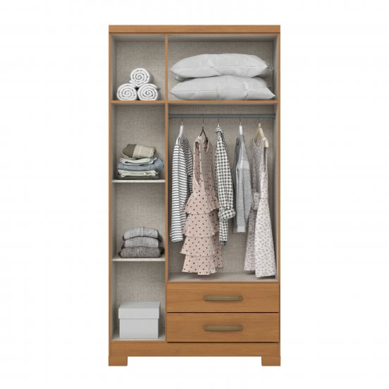 Guarda-roupa Açaí 03 Portas