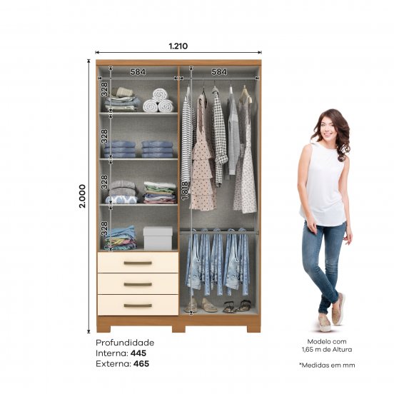 Armario Caju 04 Puertas