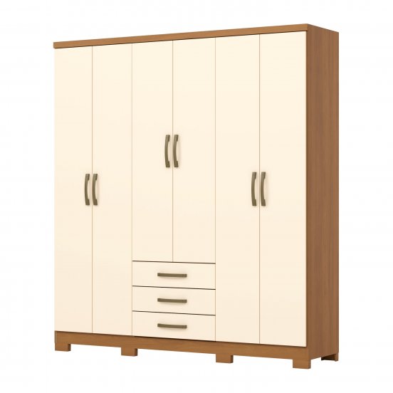 Caju Wardrobe 06 Doors 