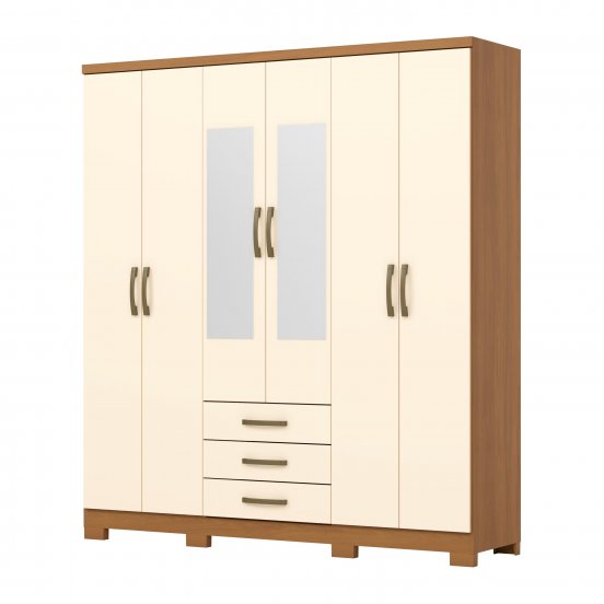 Caju Wardrobe 06 Doors 