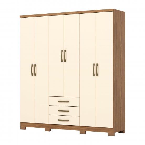 Caju Wardrobe 06 Doors 
