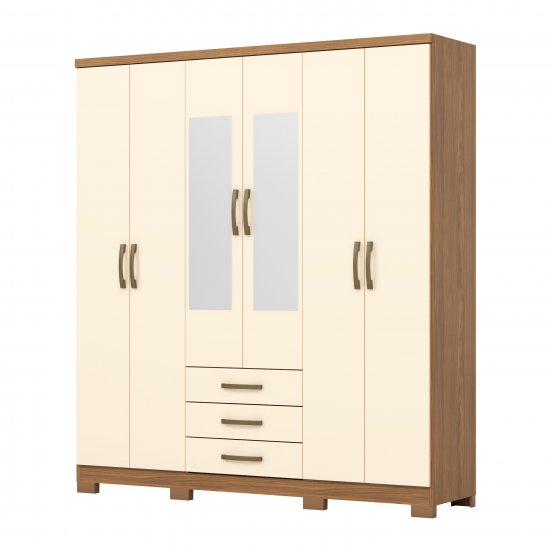 Caju Wardrobe 06 Doors 