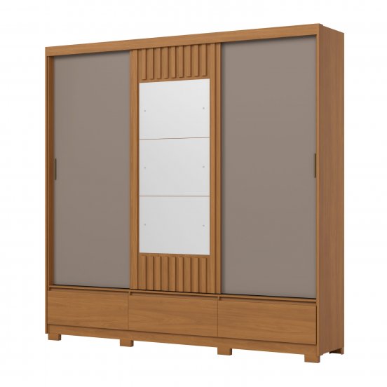 Guarda-roupa Delvin 03 Portas Deslizantes