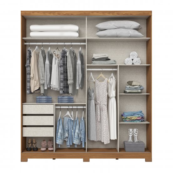 Guarda-roupa Talles 02 Portas Deslizantes
