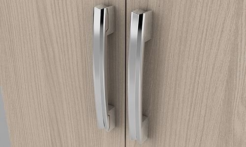 Tiradores en ABS cromado