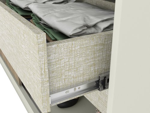 Gavetas com corrediças telescópicas