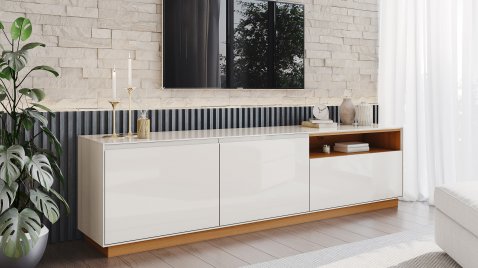 Rack Auryn Off White/Cinamomo